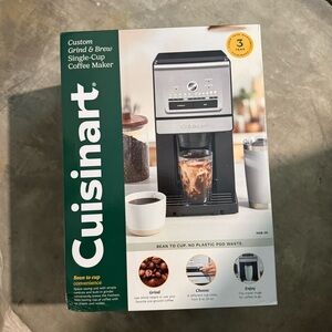 Cuisinart Grind & Brew Coffee Maker - Silver and Black